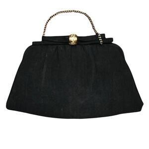 Vintage Alter Five Jeweled Clasp Clutch Purse